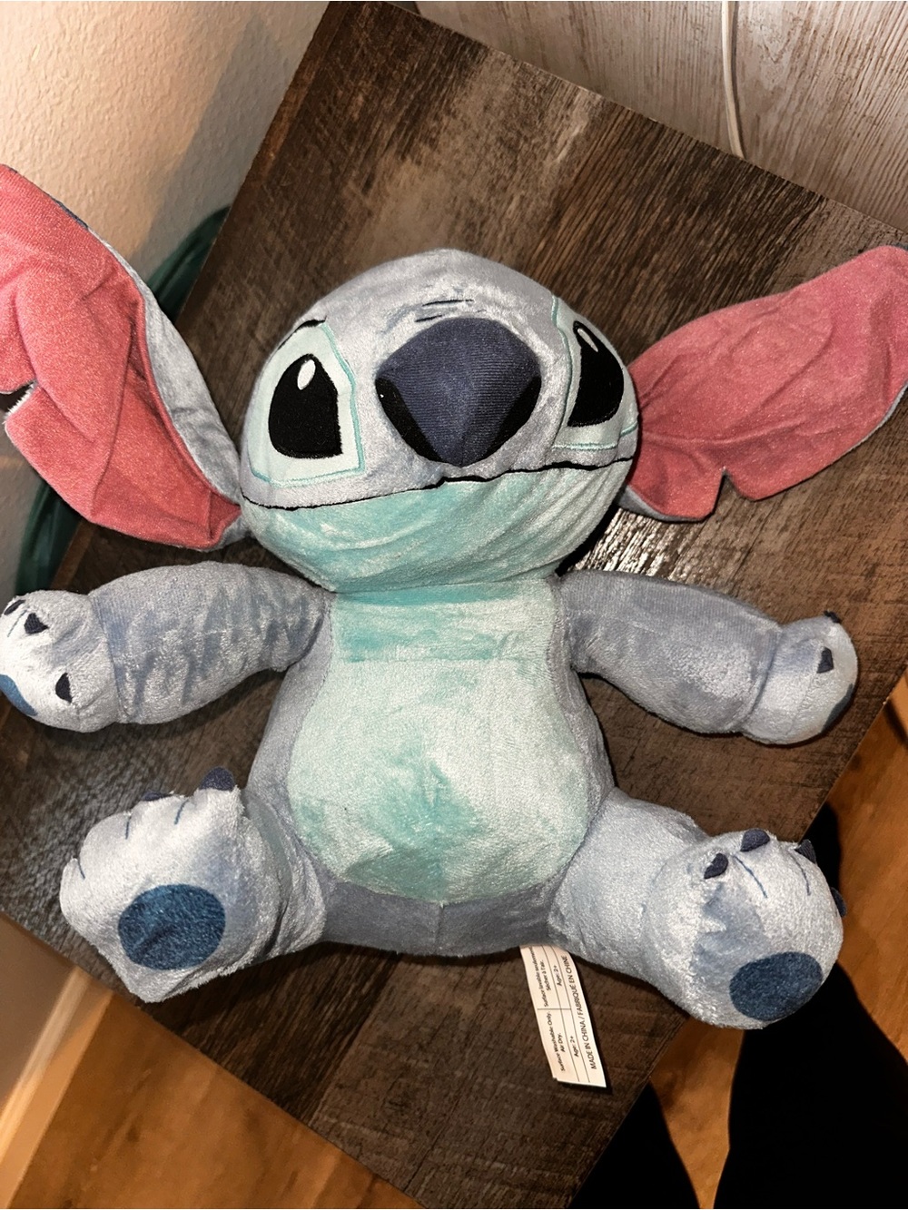 Disney Stitch Plush in Light Blue and Pink